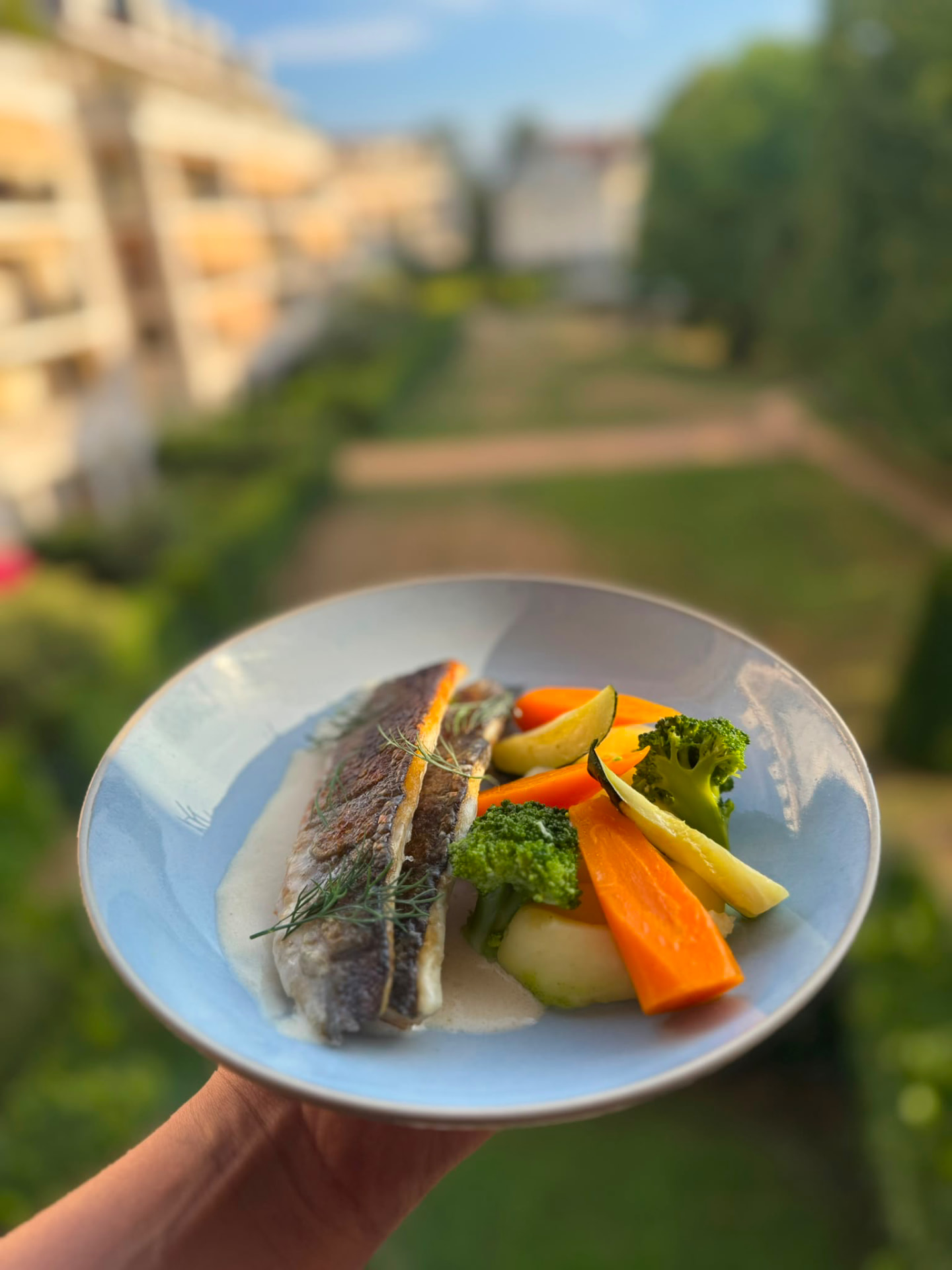 Plat de poisson et légumes préparé par ChefChezVous